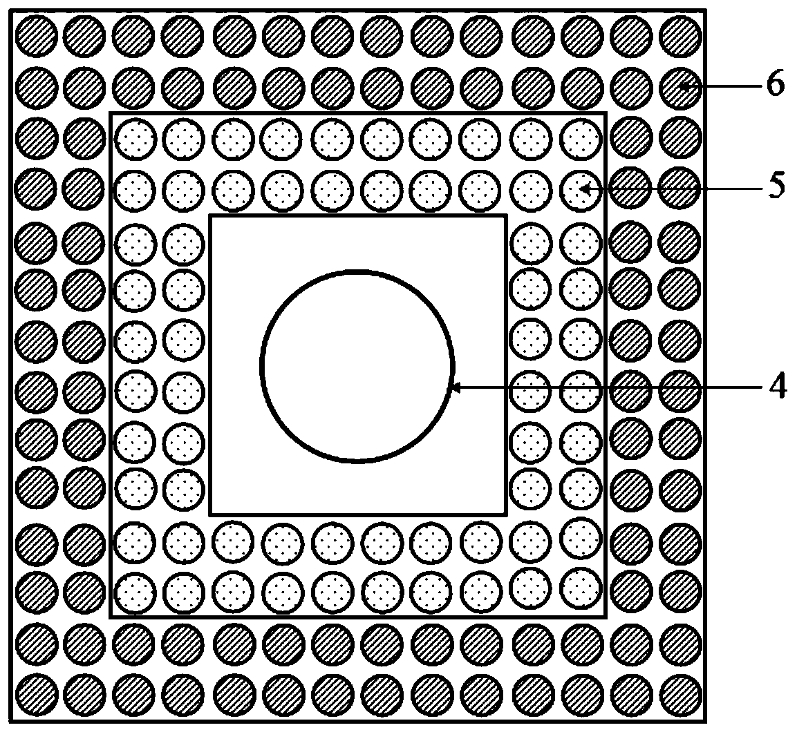 Coolant staggered-flowing-type fuel assembly and supercritical water-cooled reactor