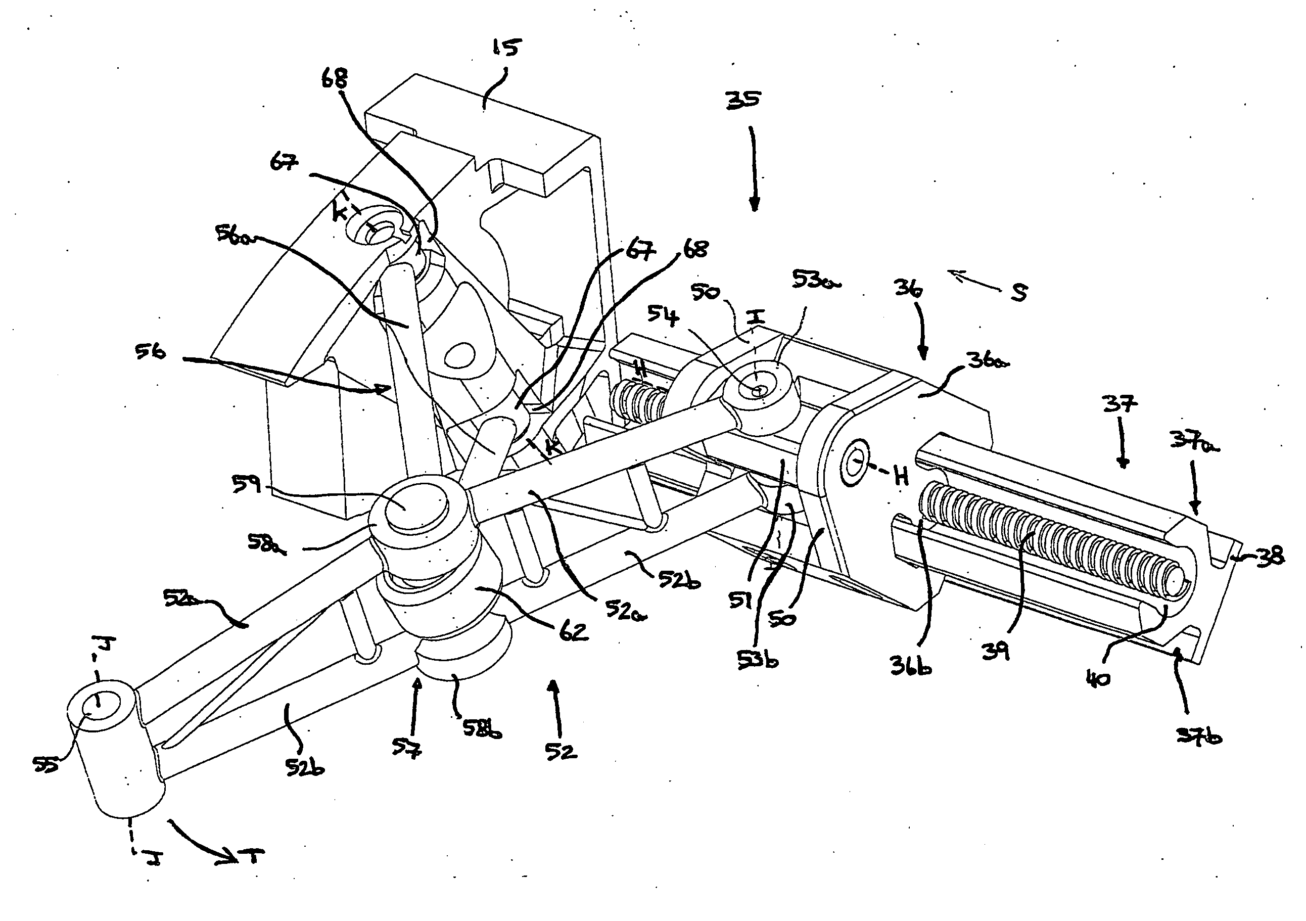 Slat support assembly