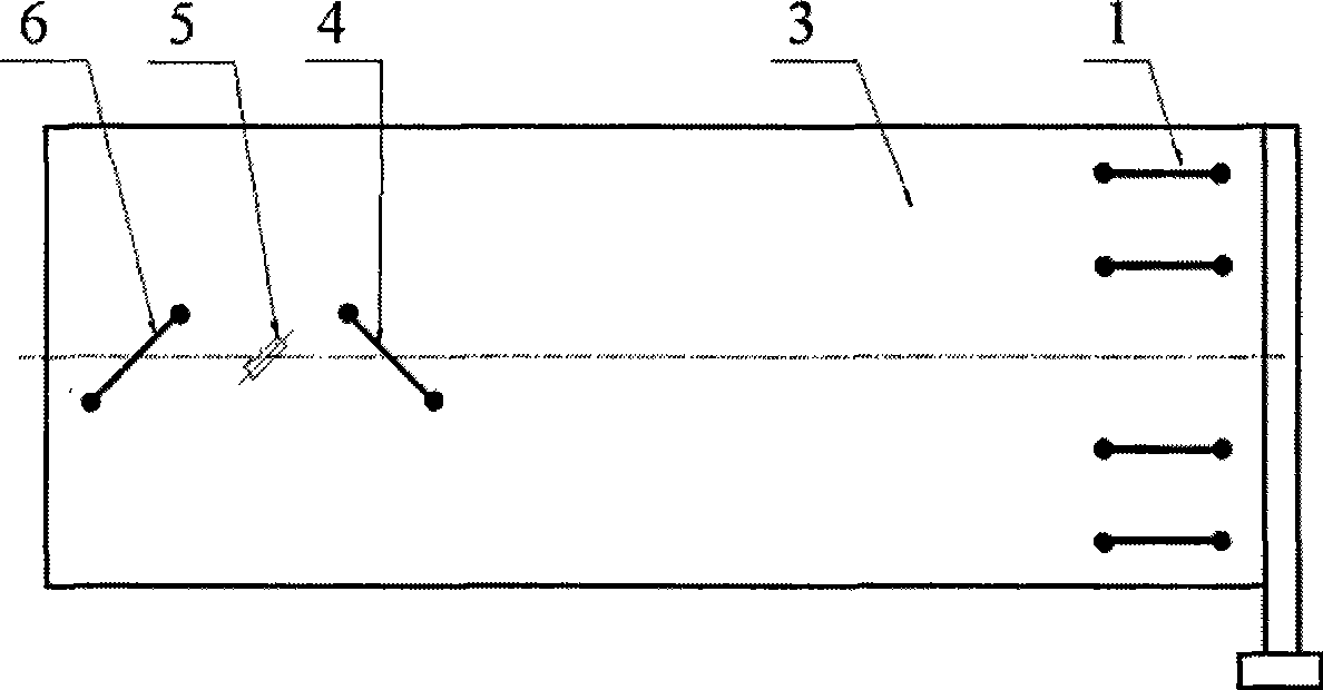 Low frequency modal vibration control apparatus and method for simulating bending and torsion for space sailboard