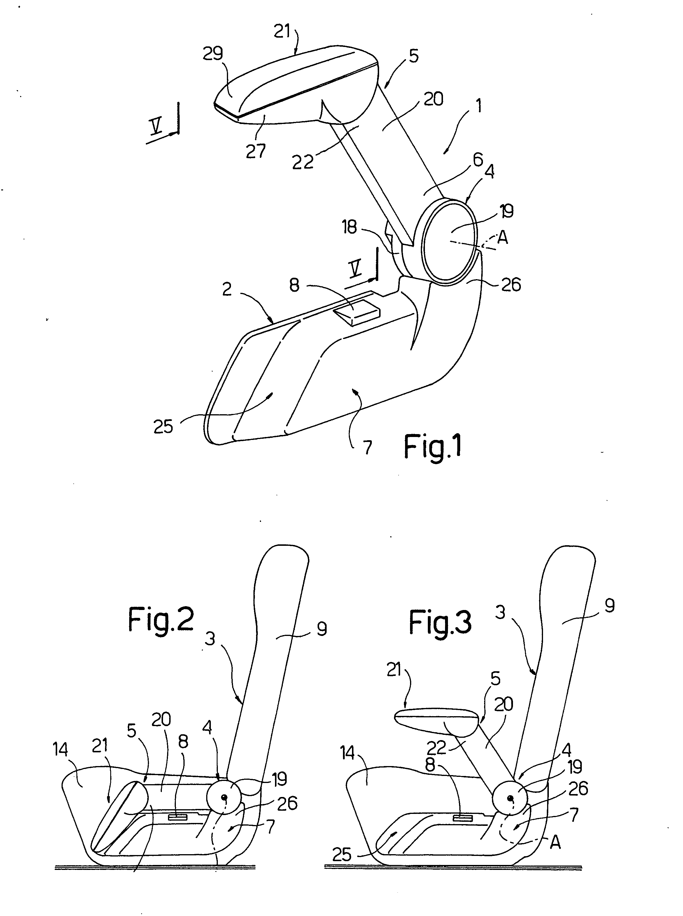 Vehicle seat armrest assembly