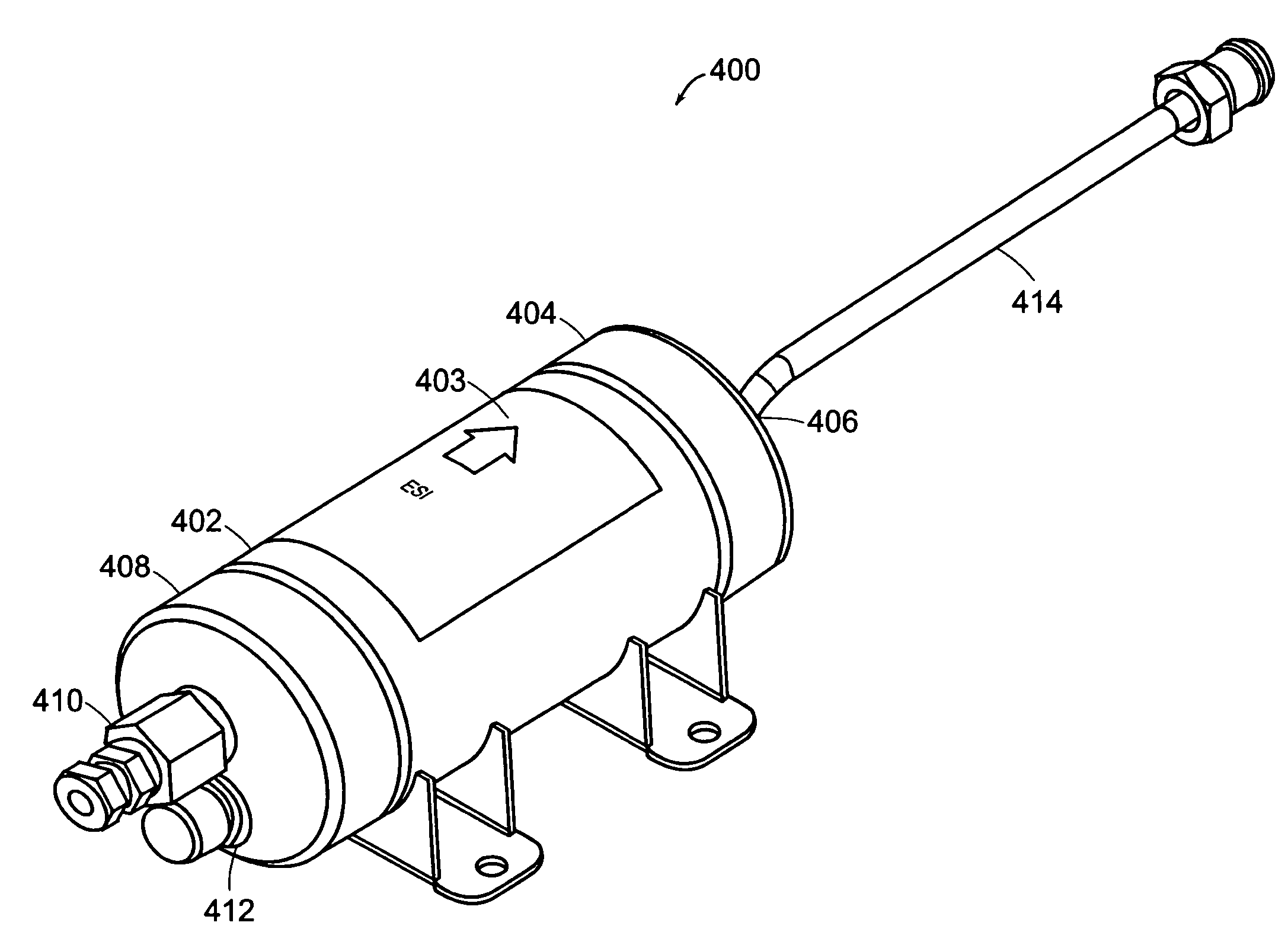 Reactive gas filter