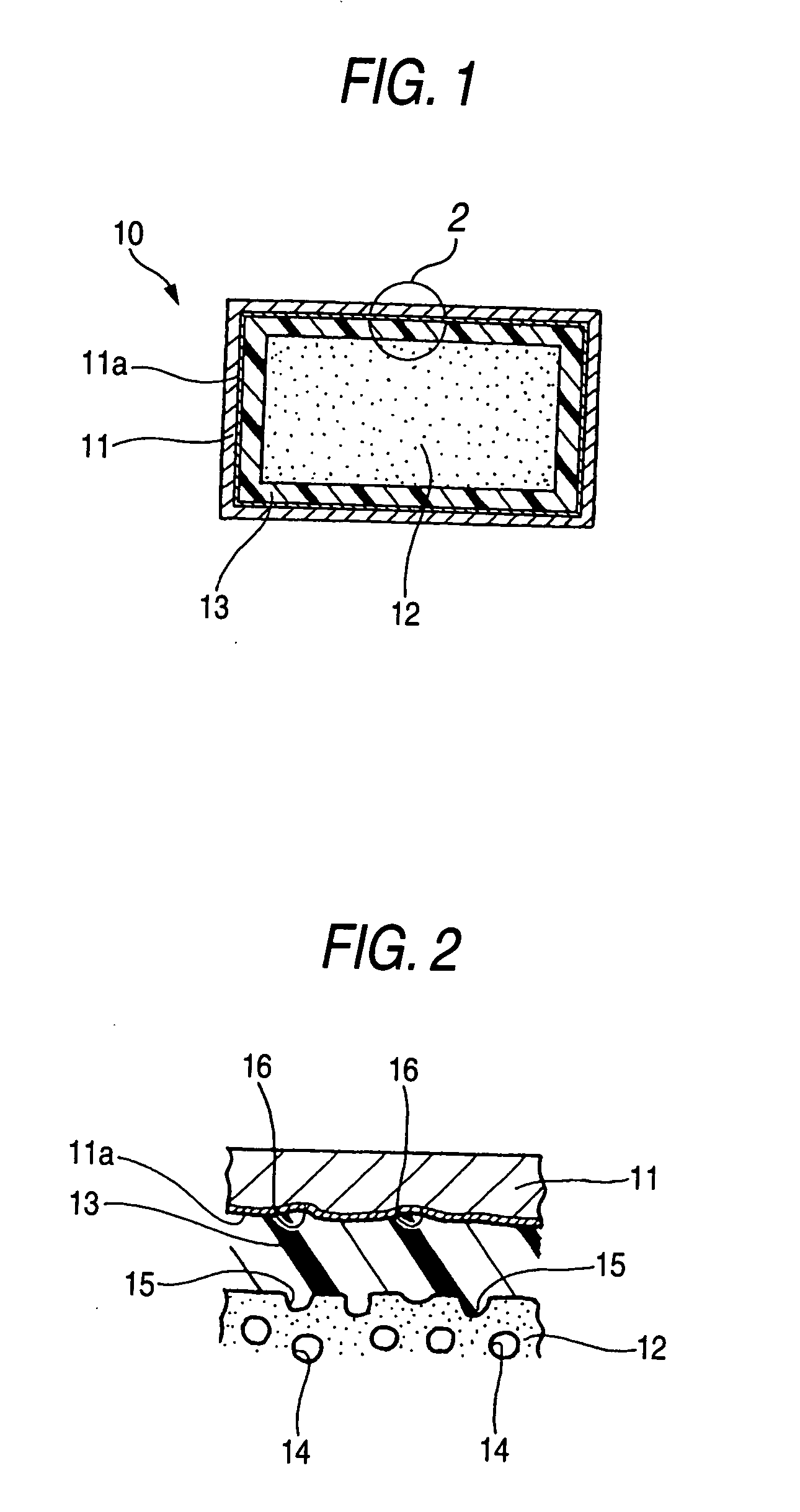 Filling structure