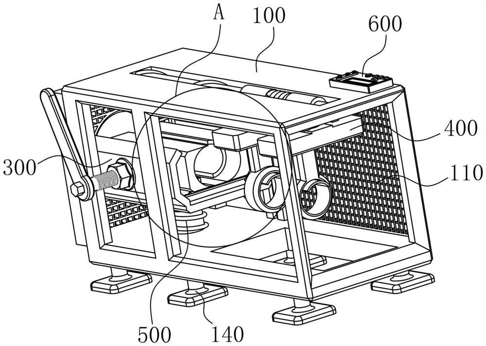 Hydraulic oil cylinder barrel and piston rod assembling device