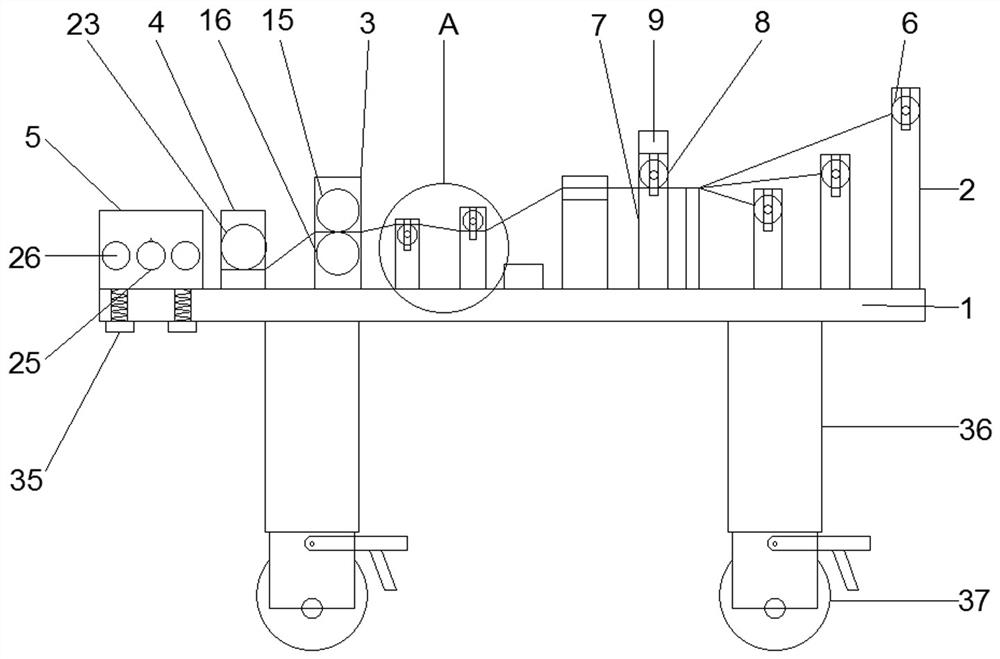 Mask surface folding equipment for mask production line