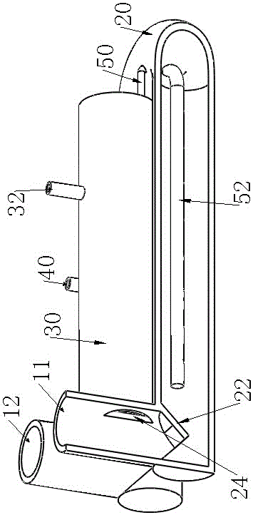 Biogas Fermentation System of Panlong-style Cloth Bacteria in Several Partitions