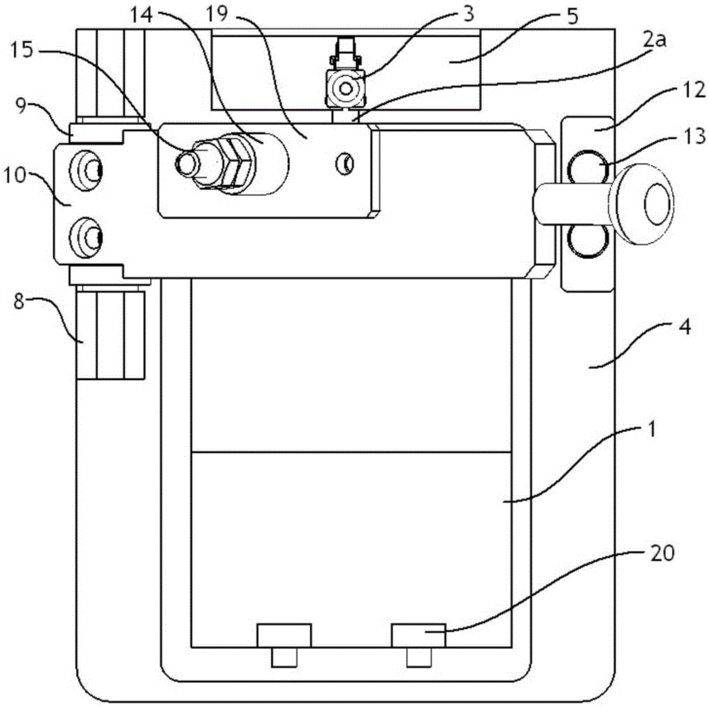 An optical module testing device