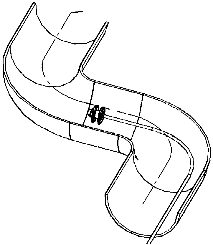 A pipeline endoscope probe into the tube auxiliary tooling