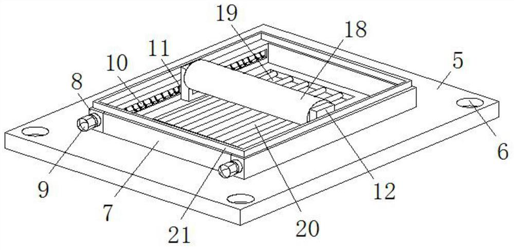 Constant-temperature reciprocating type hot press for touch screen machining