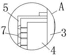 Efficient waste water and gas online monitoring device capable of collection in multiple places