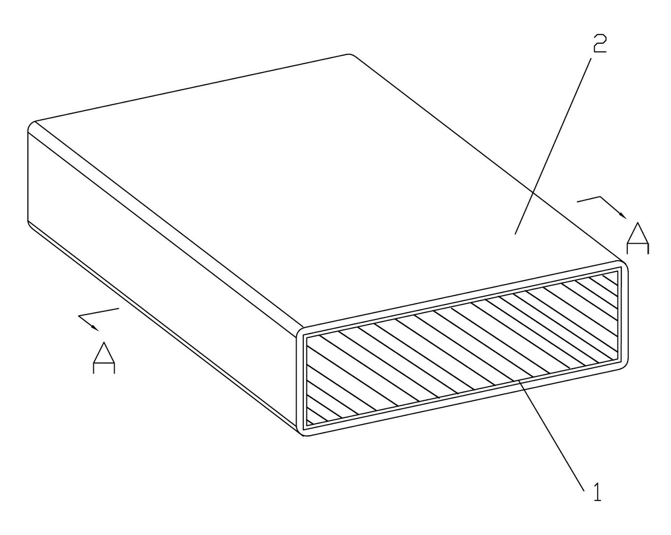 Composite shell of lithium ion battery