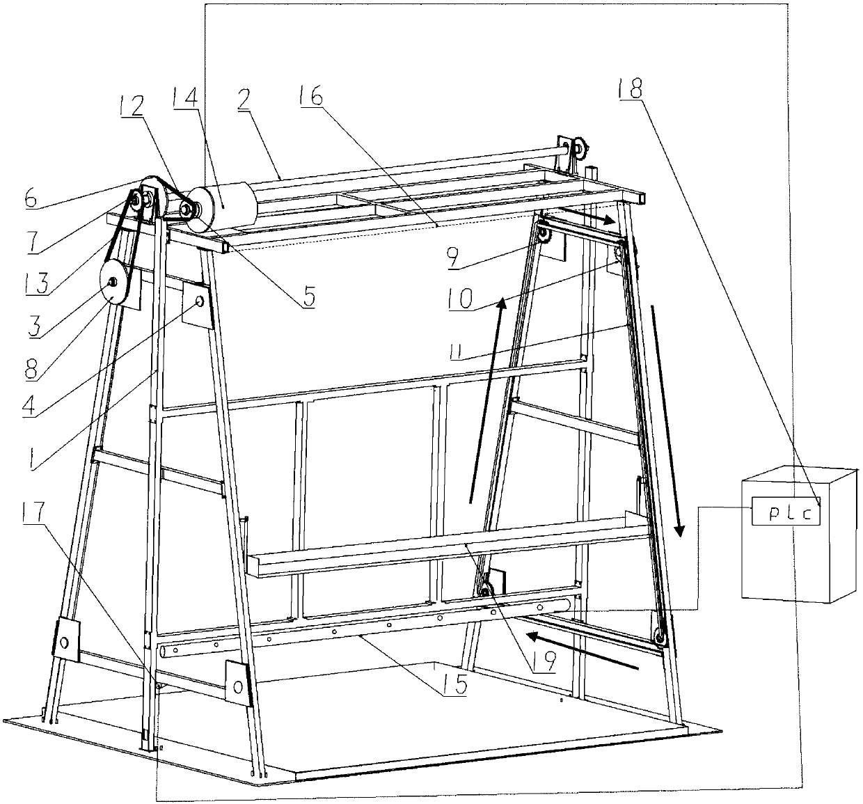 Whole-process automatic cultivation equipment for greenhouse vegetables