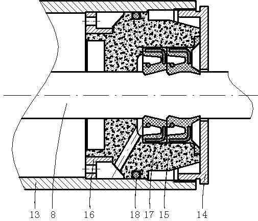 Series single cylinder magneto-rheological oil-gas spring