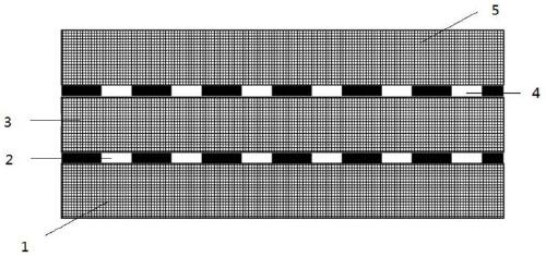 A high -temperature -resistant radar suction material and preparation method based on double -layer super materials