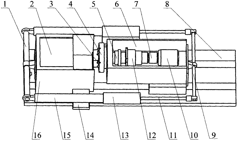 TBM rock breaking test apparatus