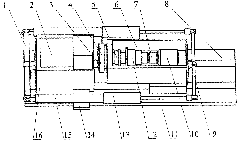 TBM rock breaking test apparatus