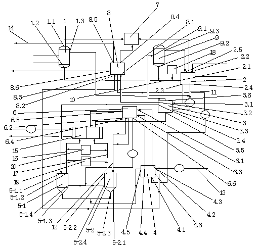 Zero-emission treatment system and process for volatile phenol in salt-containing wastewater