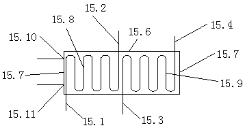 Zero-emission treatment system and process for volatile phenol in salt-containing wastewater