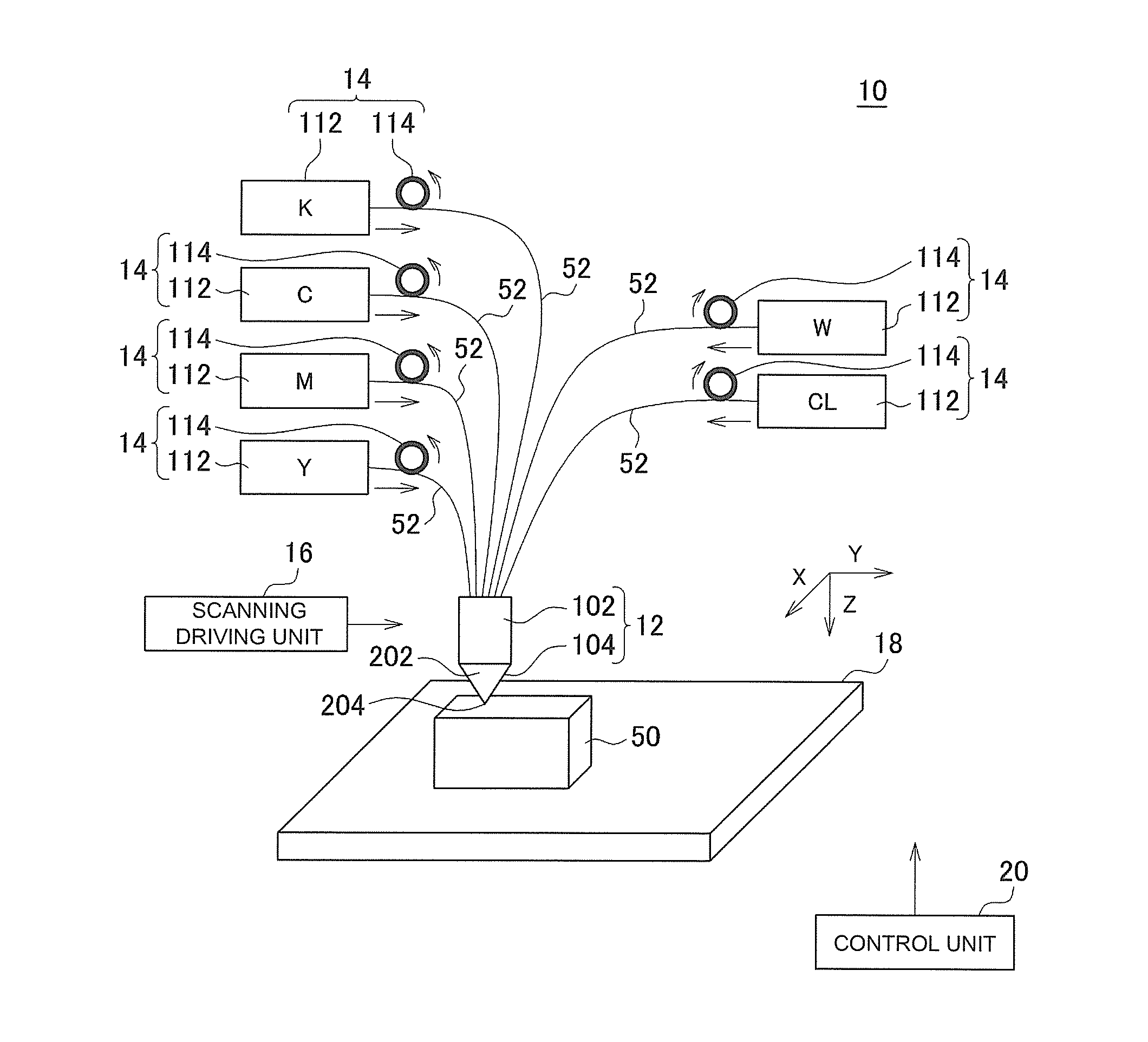 Apparatus for modeling three-dimensional object and method for modeling three-dimensional object