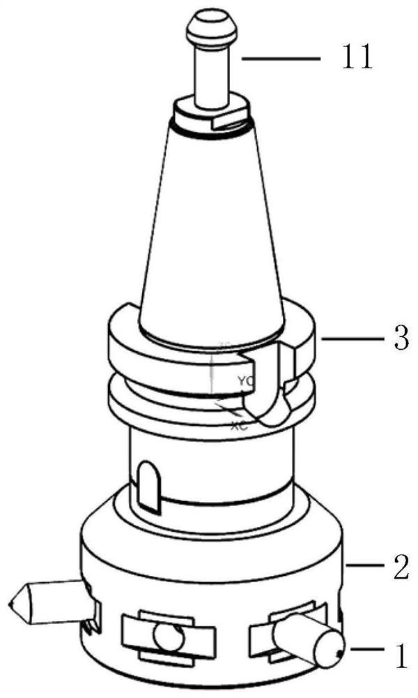 Grinding wheel slotting tool and slotting method