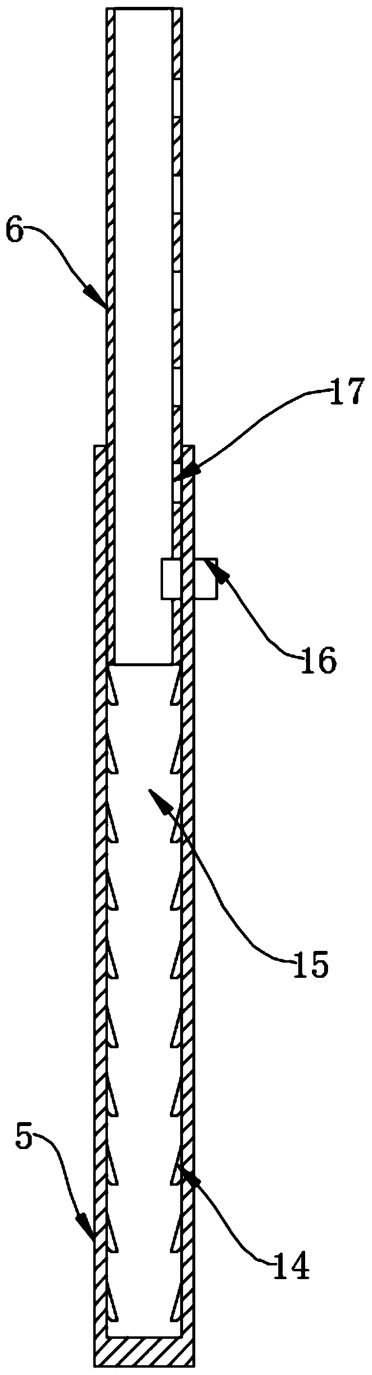 Civil security engineering monitoring device