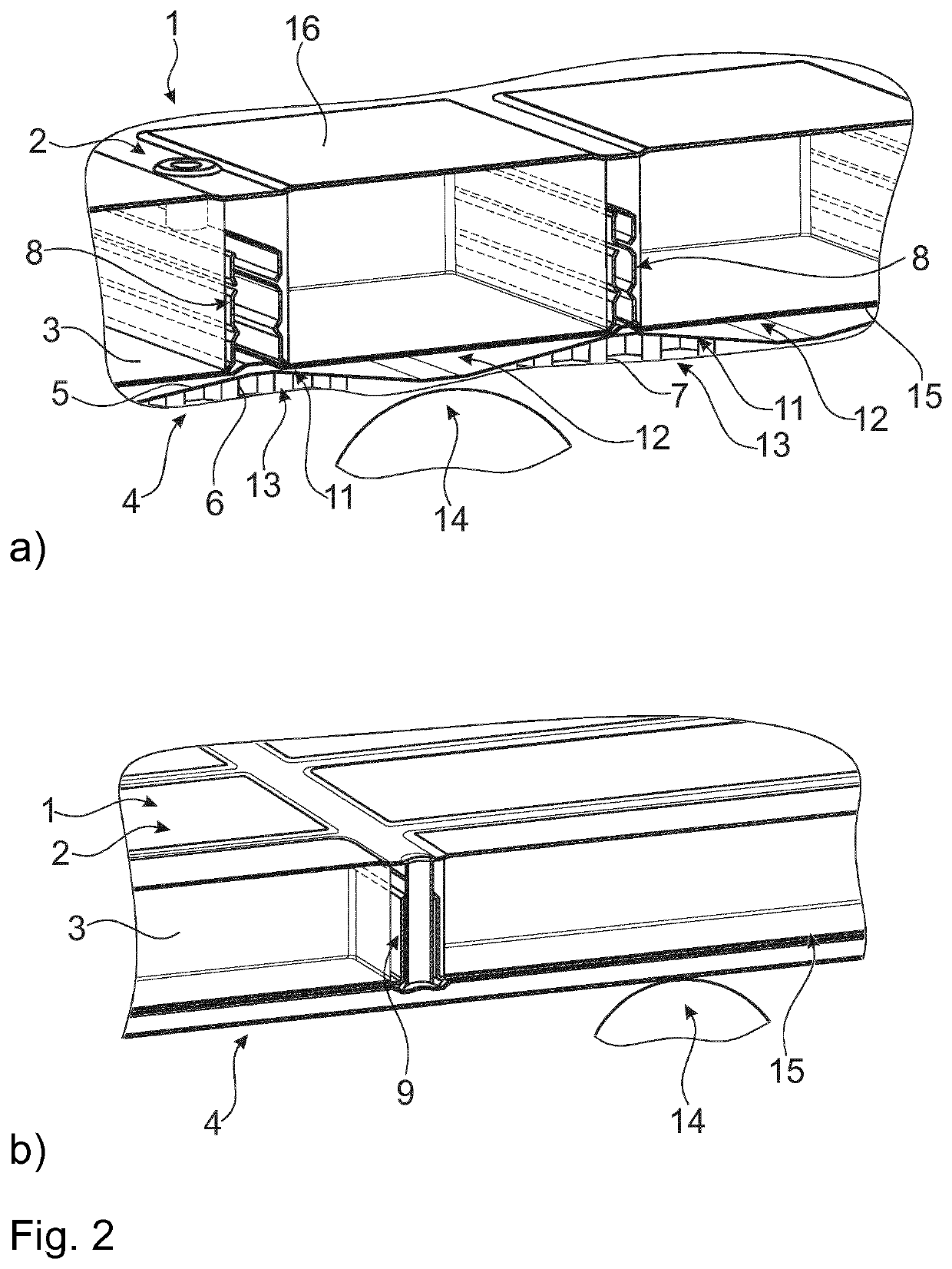 Battery structure and protector