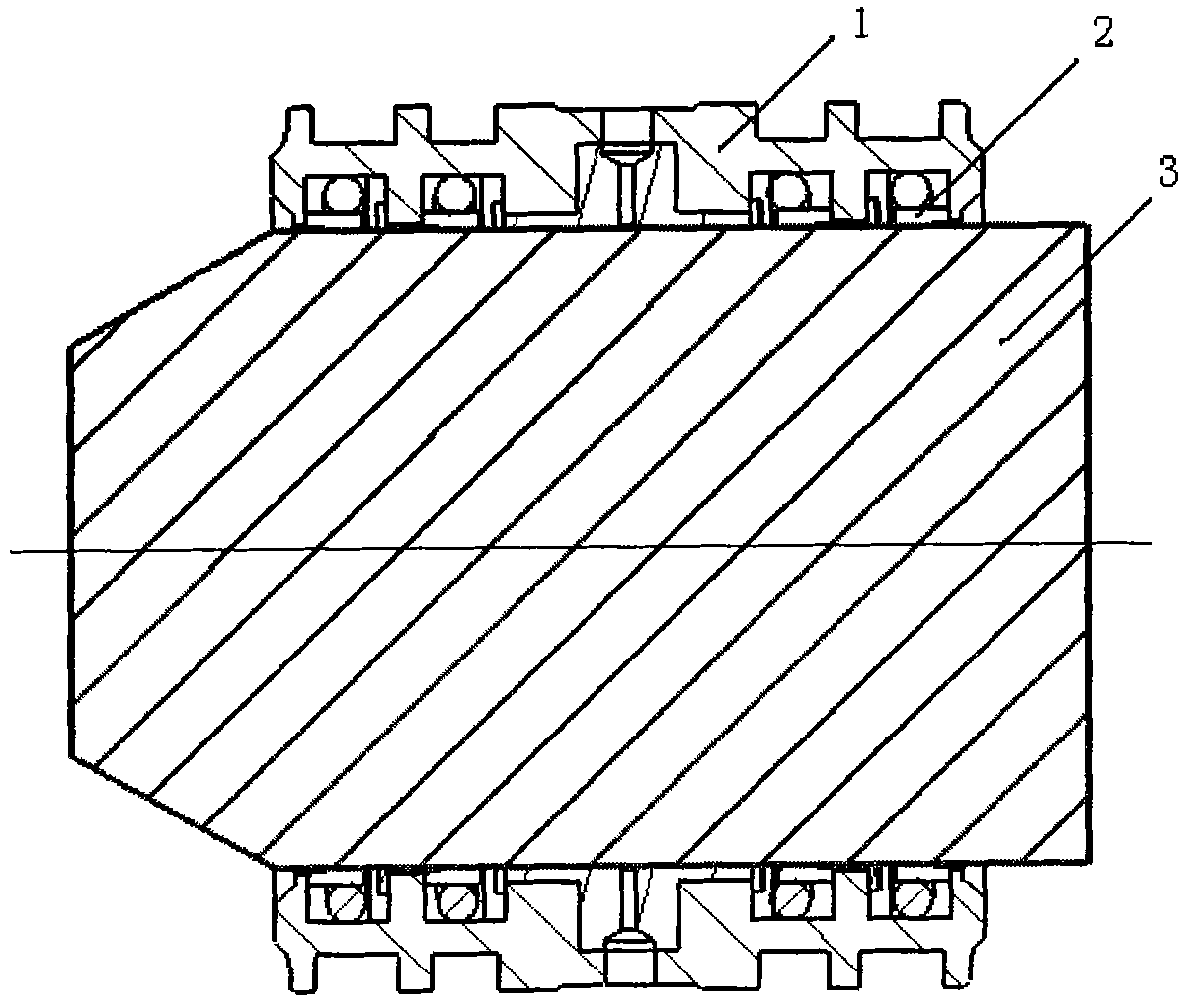 Actuator part inner bore combined seal ring component shaping method