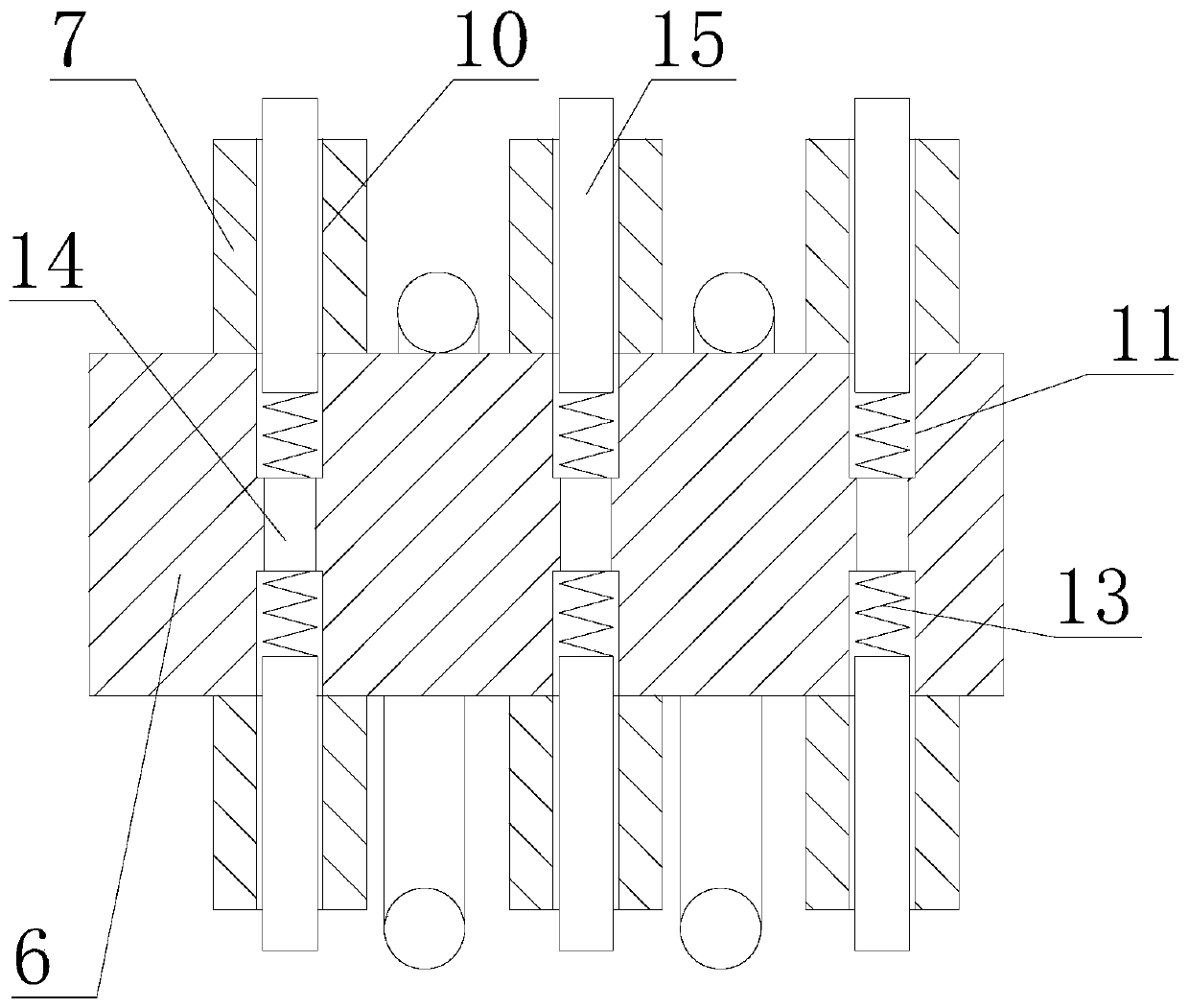 Processing device for silver ornament