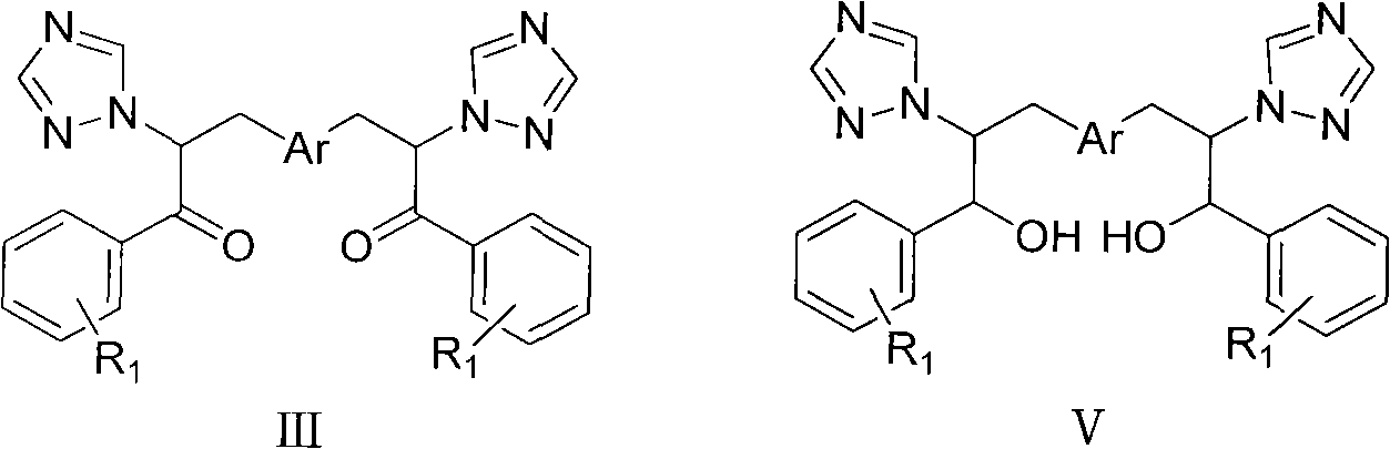 Bistriazolone, bistriadimenol compounds with antimicrobial activity, and salts, synthesis method and uses thereof