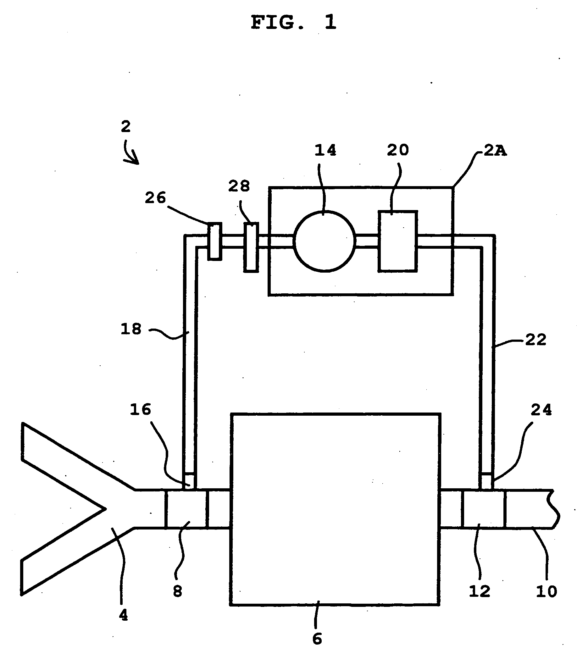 Method and device for reducing the carbon dioxide content in a dead volume