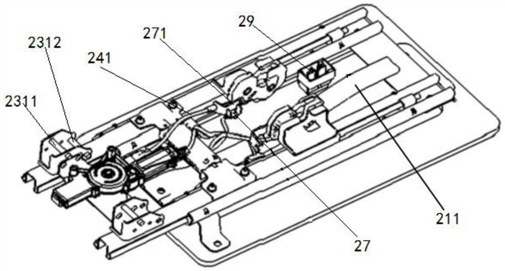 Integrated auxiliary instrument desk and application thereof