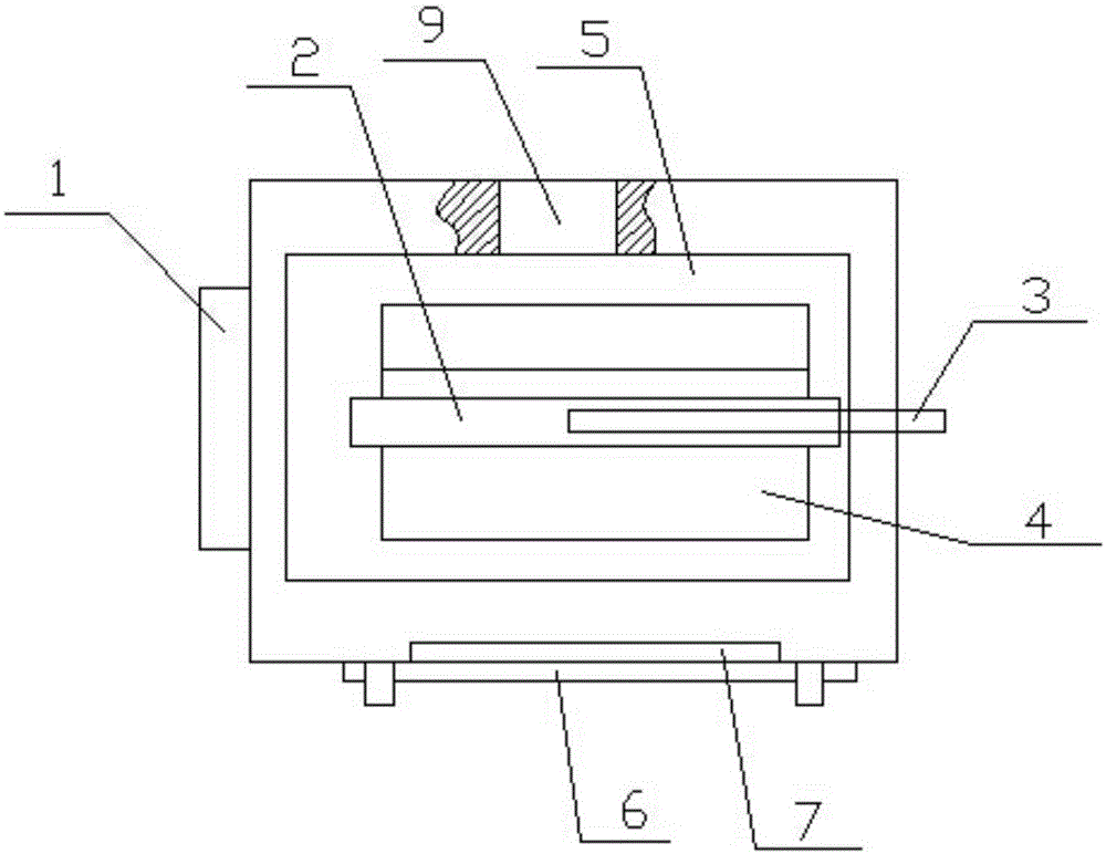 Roasting drum device of herbal medicine roaster