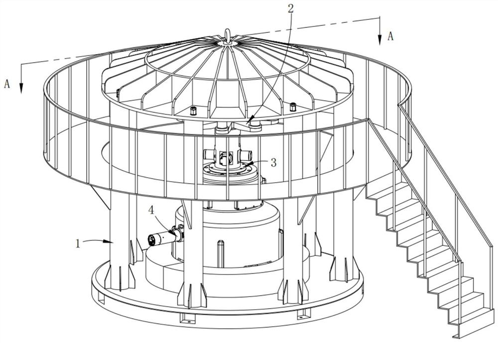 Helicopter rotor system matching bearing testing machine and method