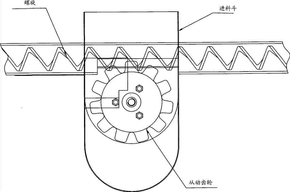 Spiral movable feeding system