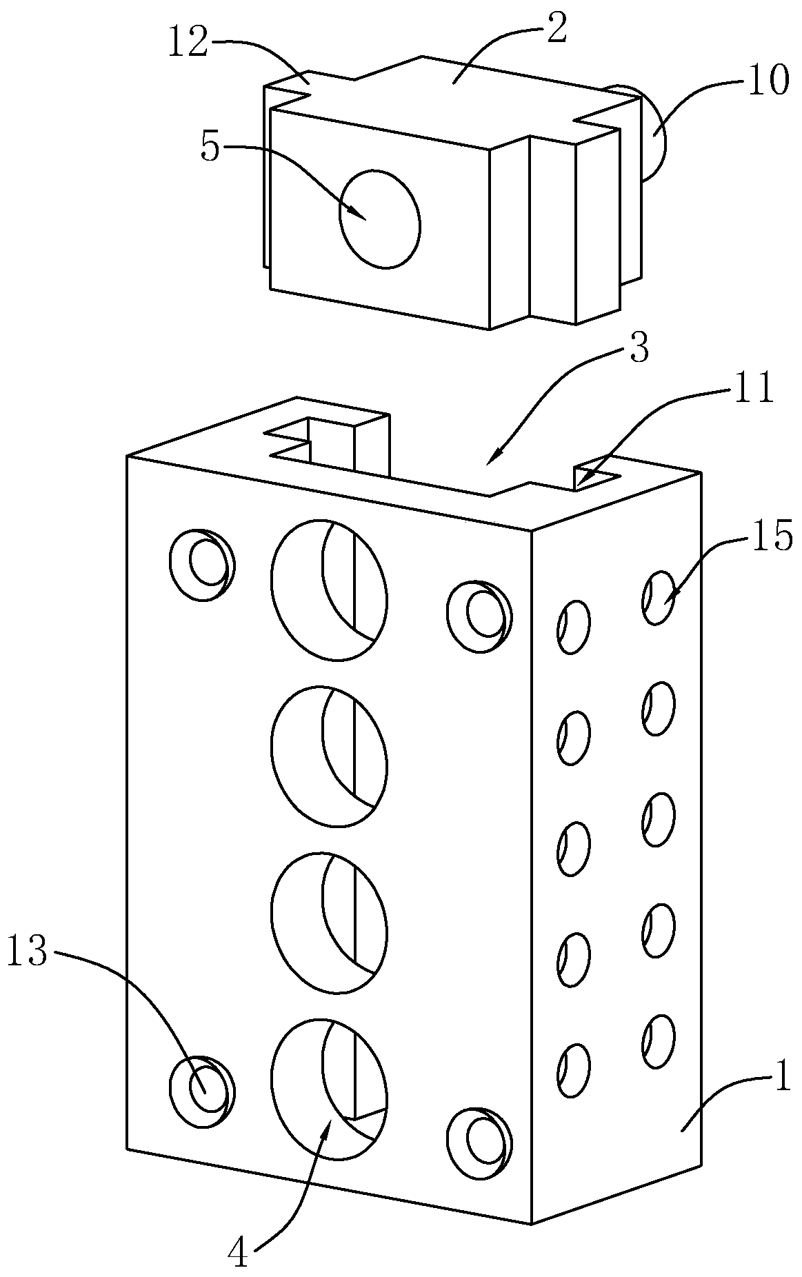 Optical fiber guiding fixator used in communication field