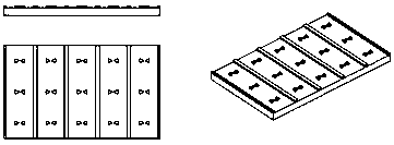 Antenna-assisted dual-wavelength multifunctional sensing element, preparation method and application