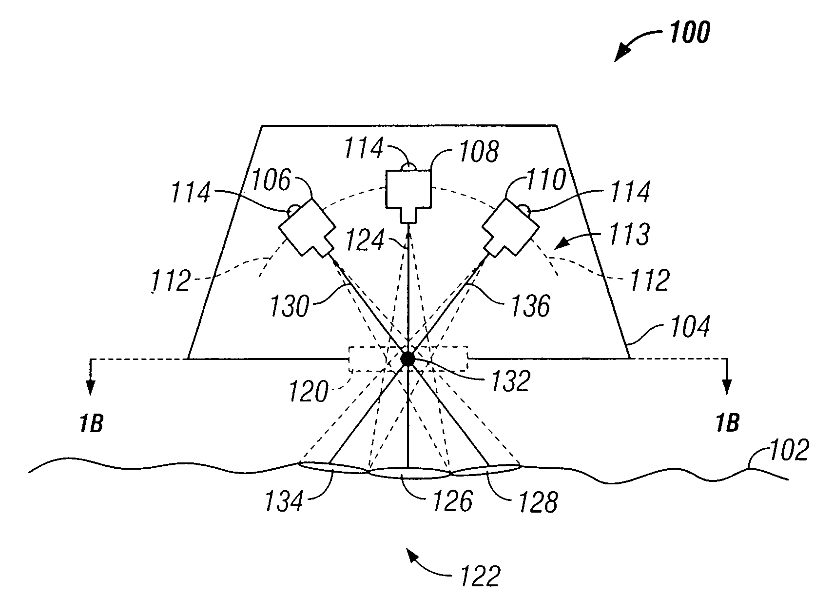 Retinal array compound camera system having at least three imaging sensors