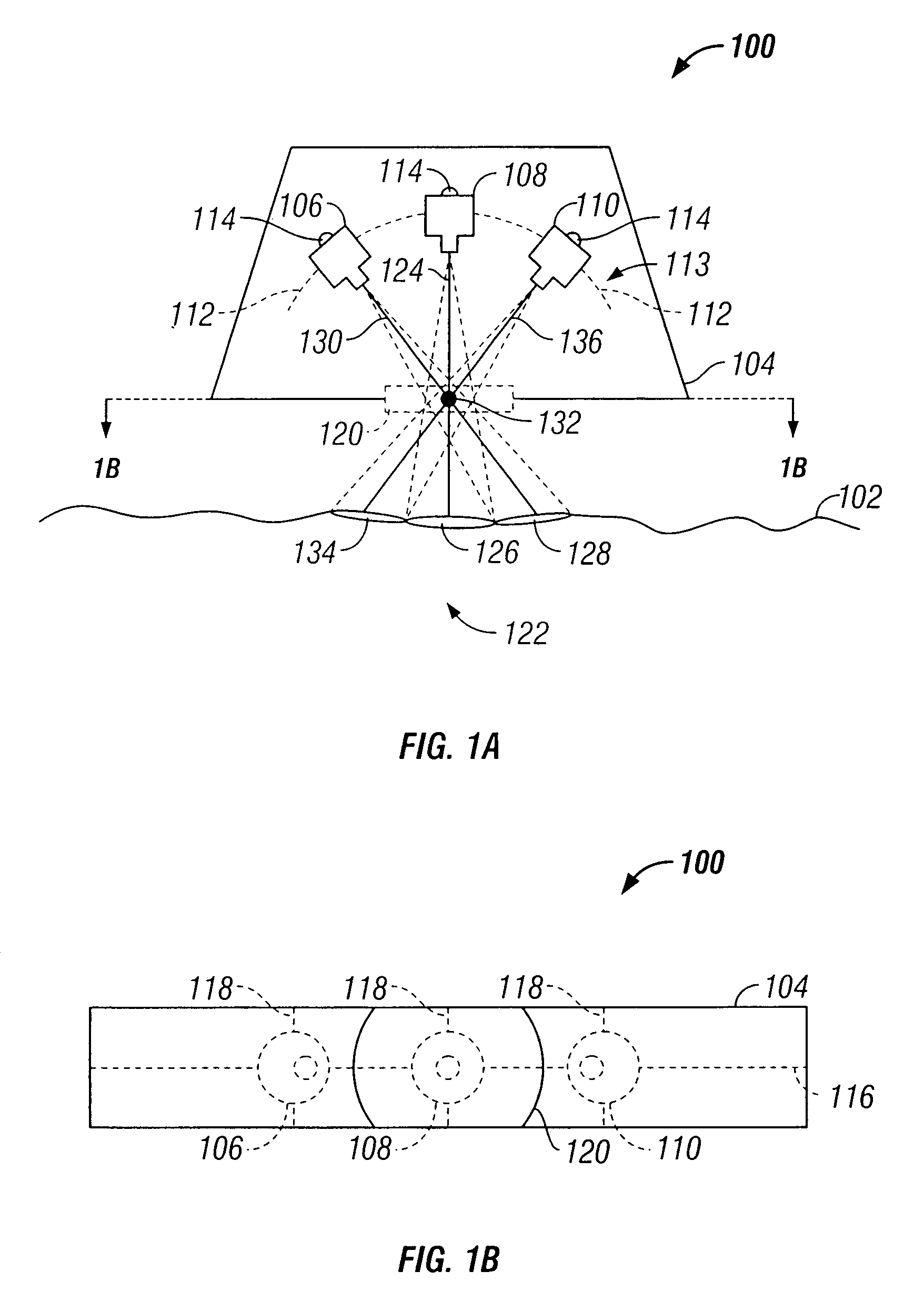 Retinal array compound camera system having at least three imaging sensors