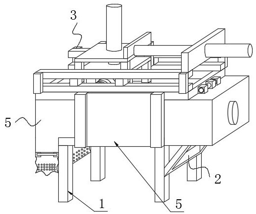 Layout galling mechanism of autoclaved aerated concrete slab