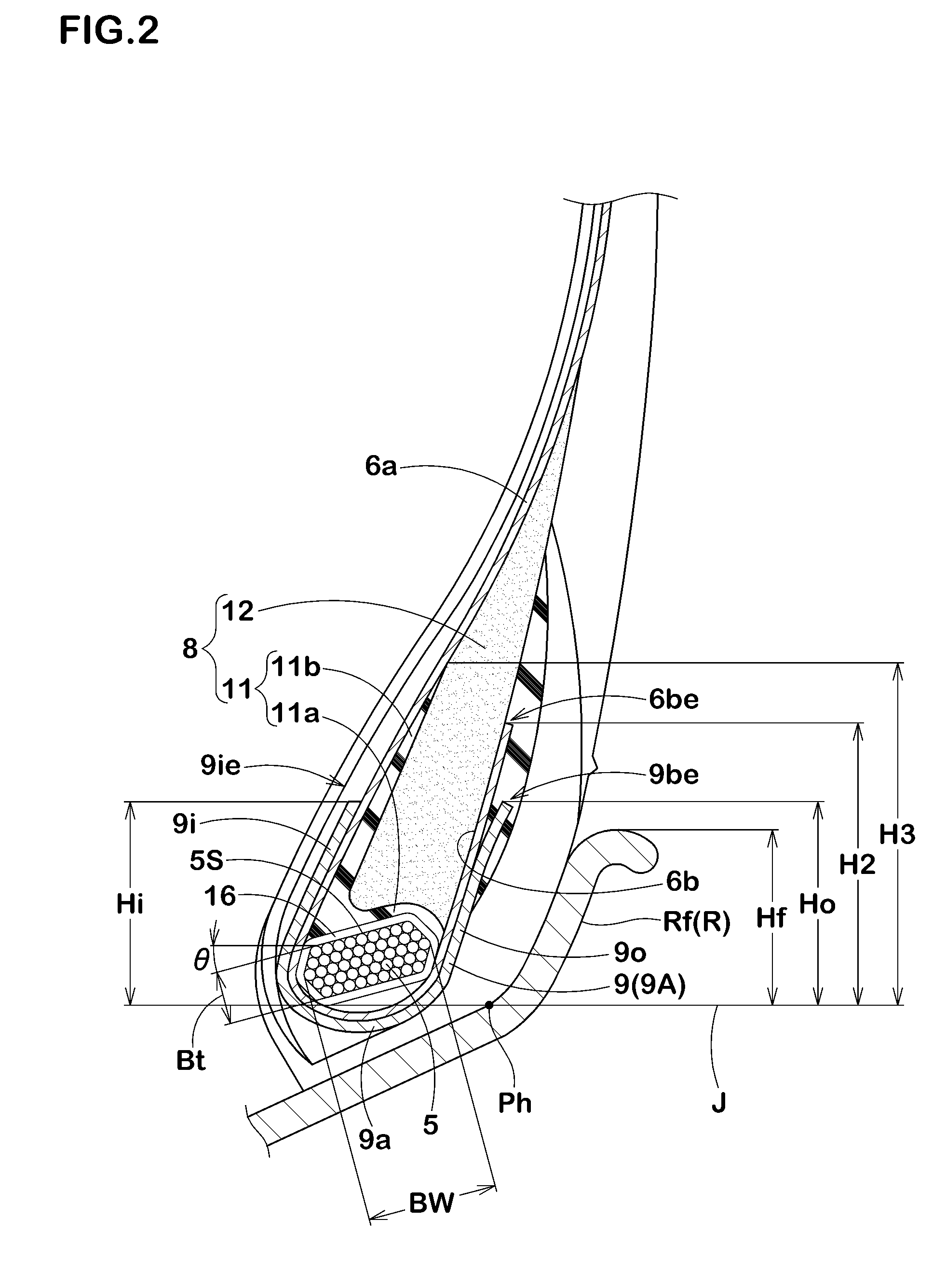 Heavy-load radial tire