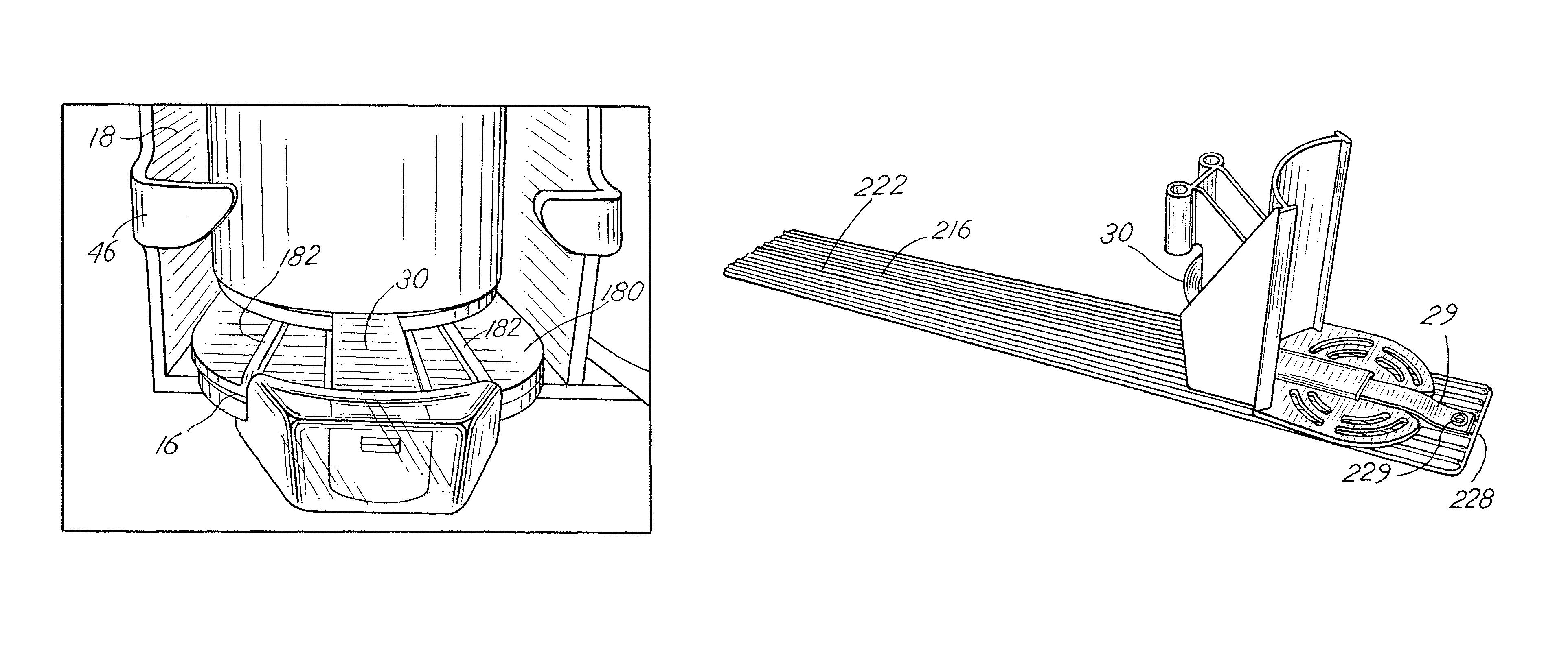 Product management display system with trackless pusher mechanism