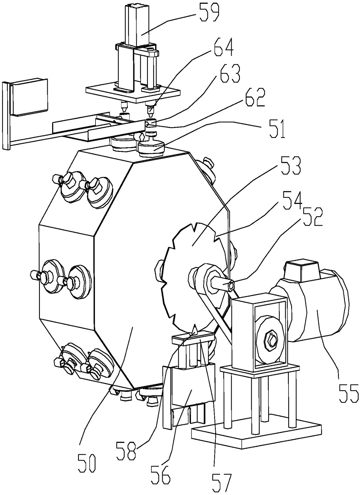 An automatic feeding color testing machine and its use method