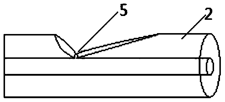 External pressurized capillary electrophoresis interface device and method for detecting substances