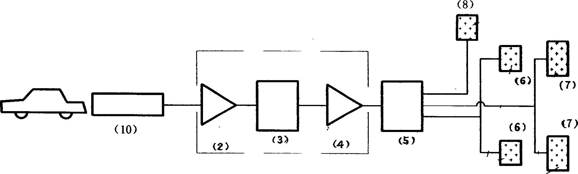 Speed reduction alarming method for power-driven vehicle