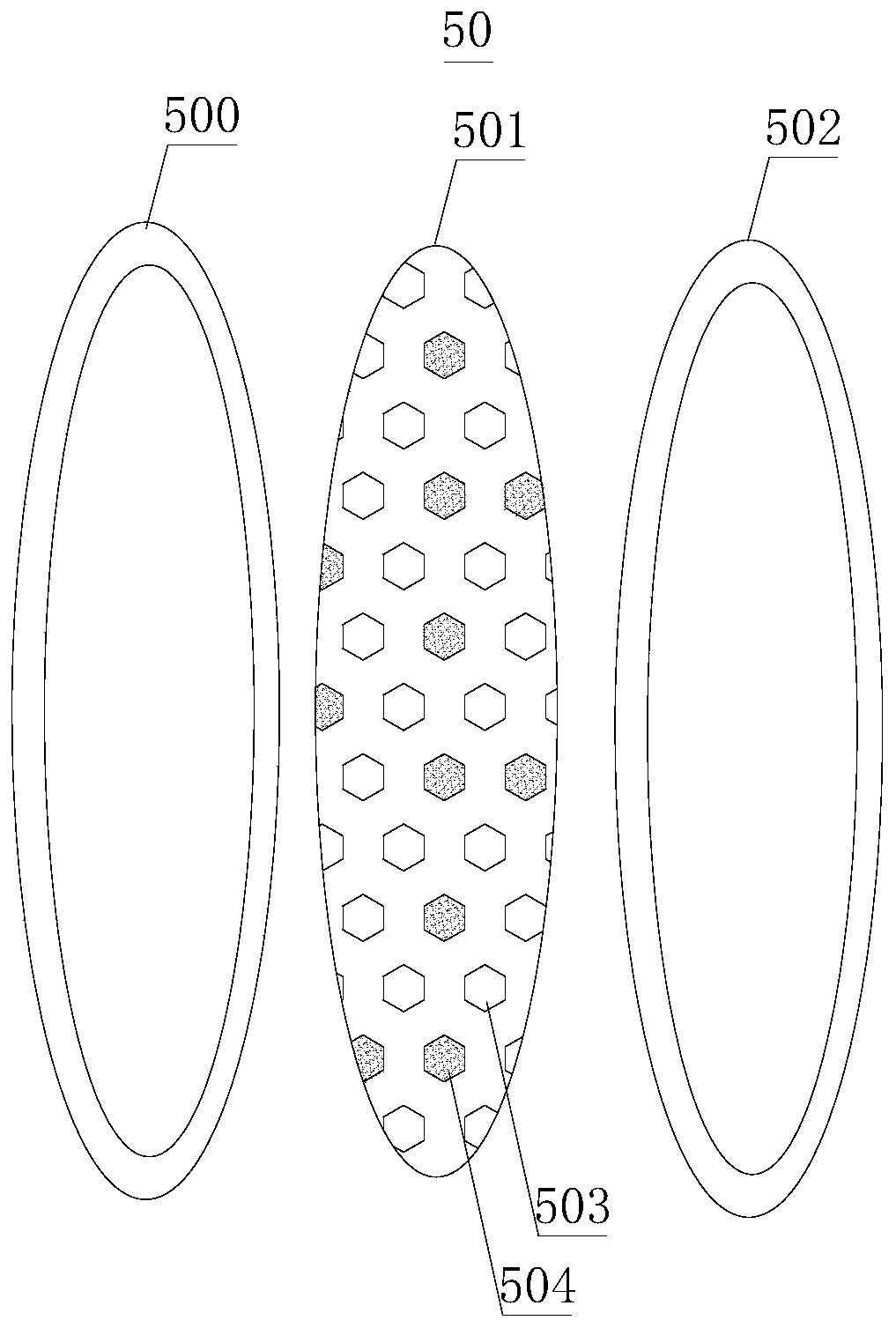 Air filtering and absorbing device