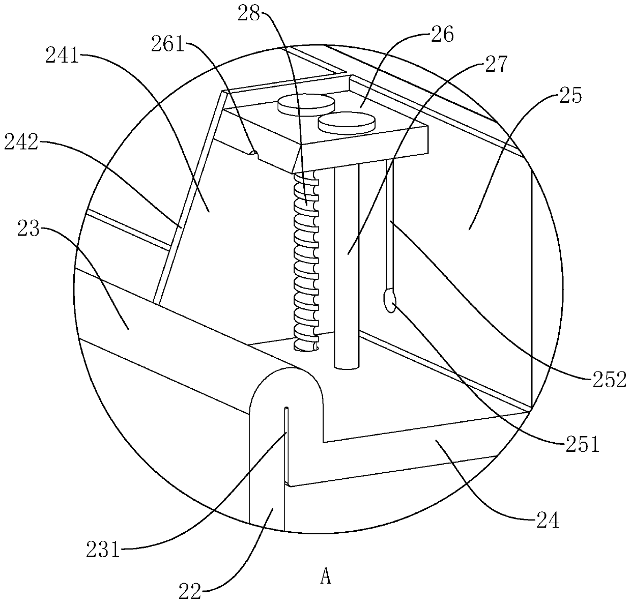 A wall and floor decoration module