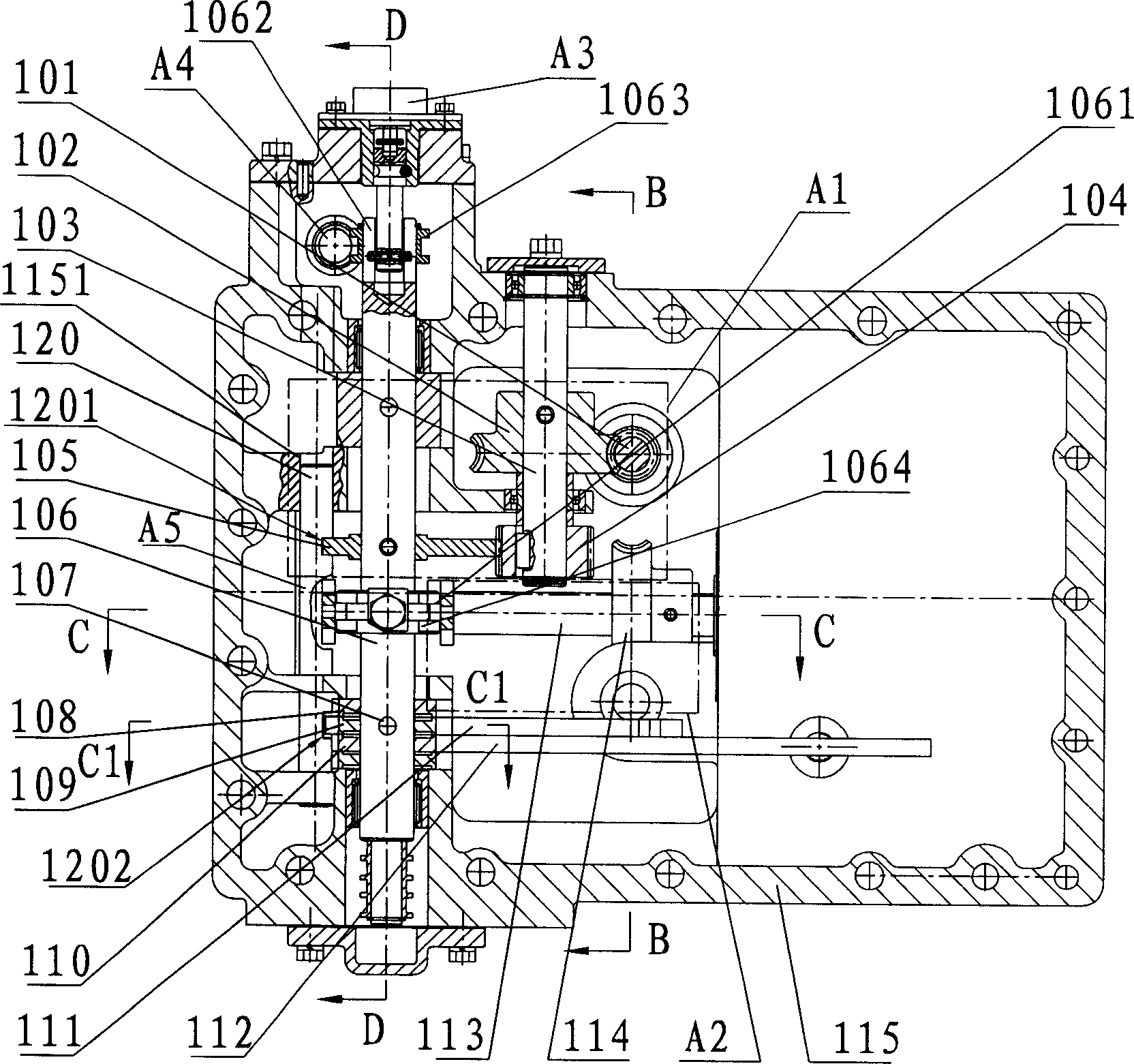 Mechanical automatic speed transmission