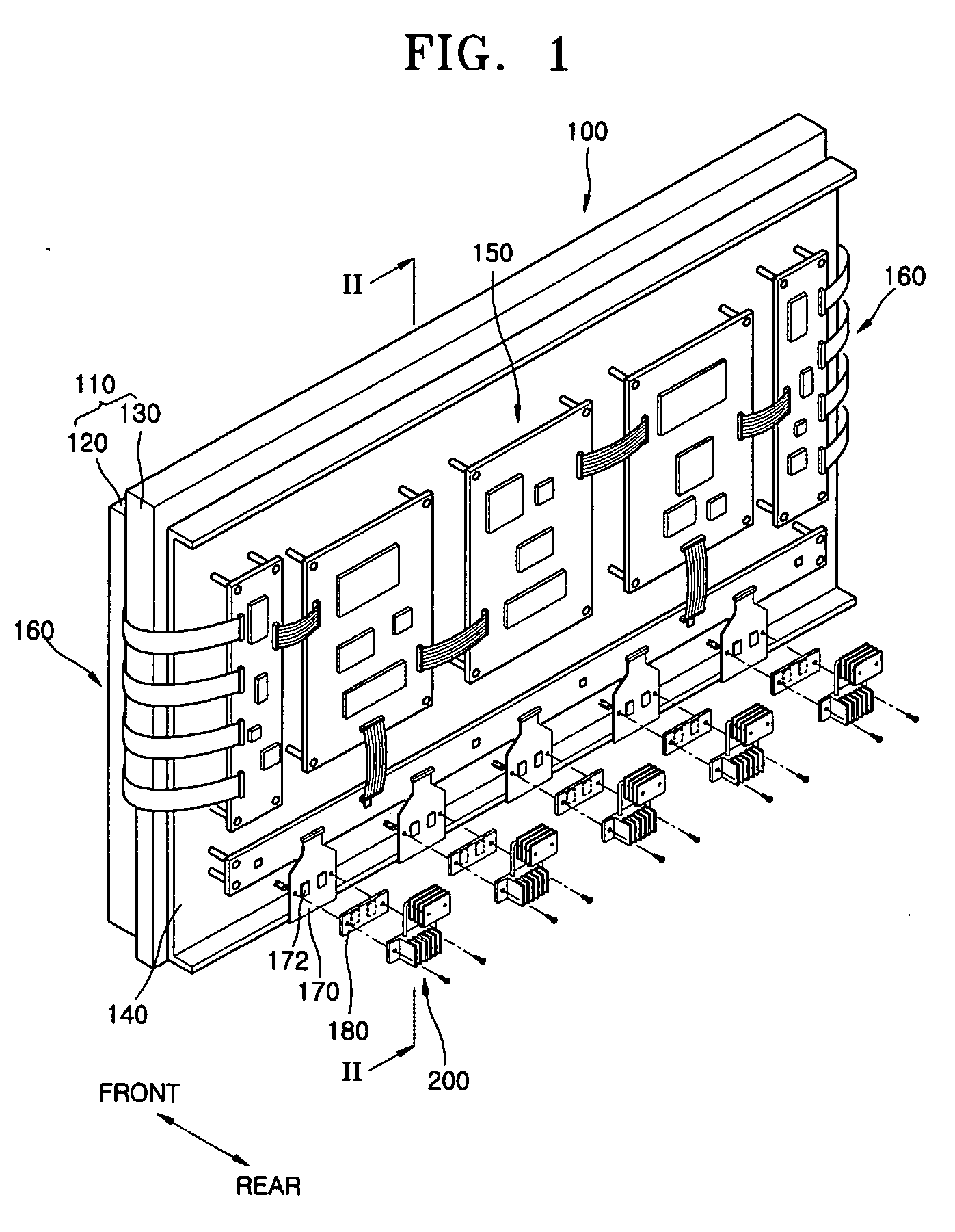 Heat radiating assembly for plasma display apparatus and plasma display apparatus including the same