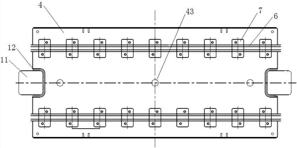 Prefabricated plate track structure applicable to circular tunnel