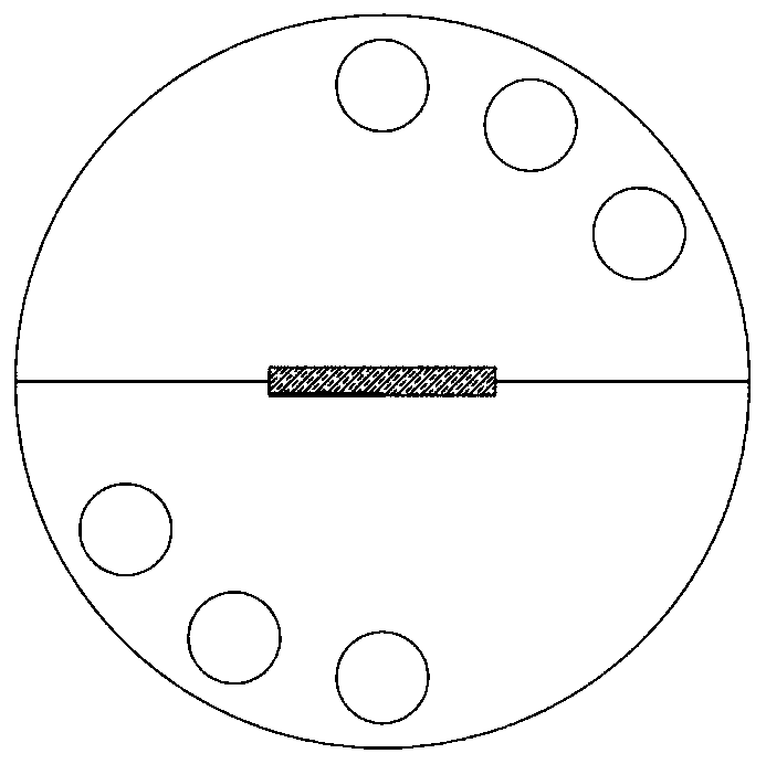 Interface bonding strength testing device for polymer coating material