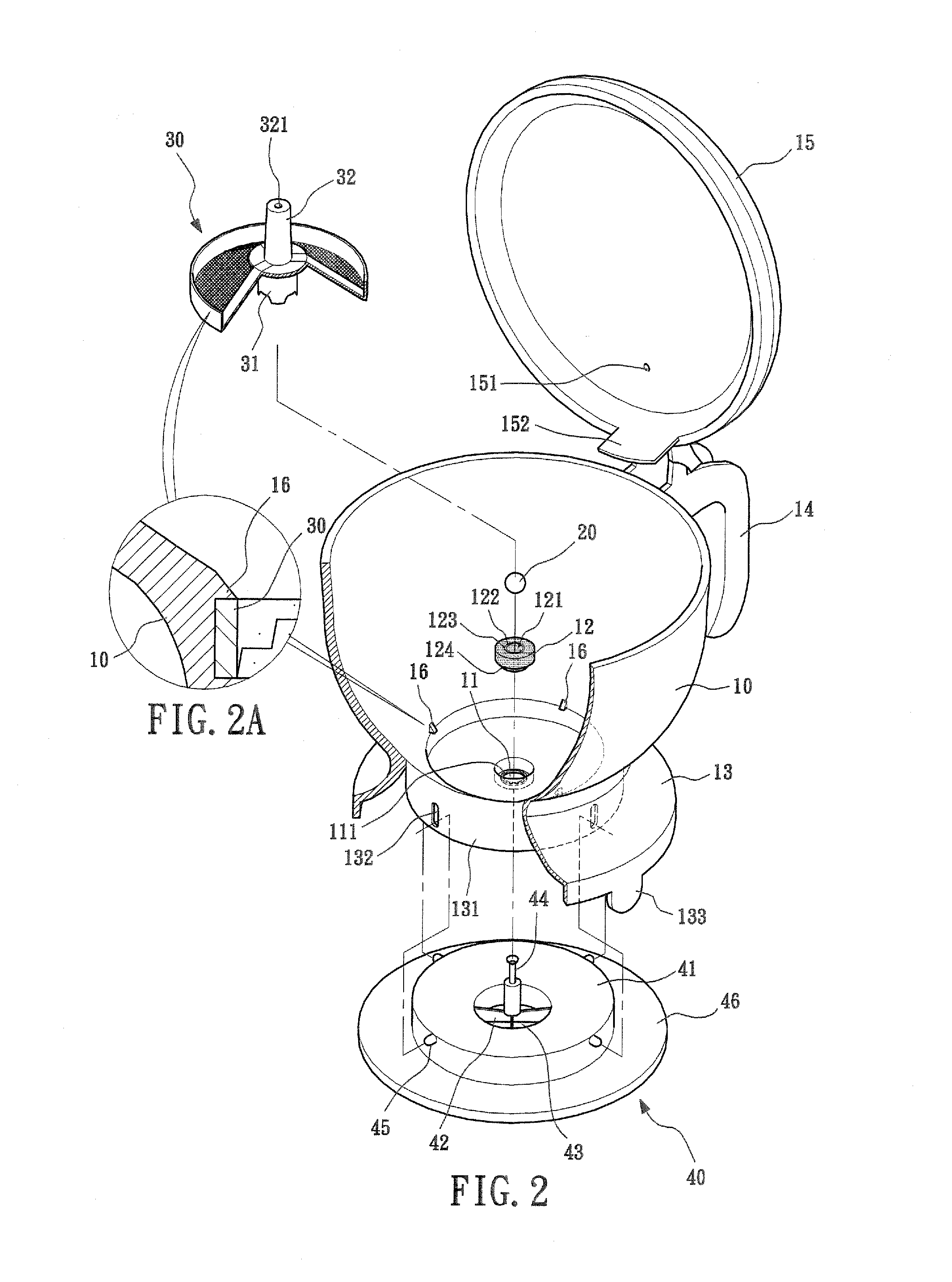 Safety and guide type brewing kettle